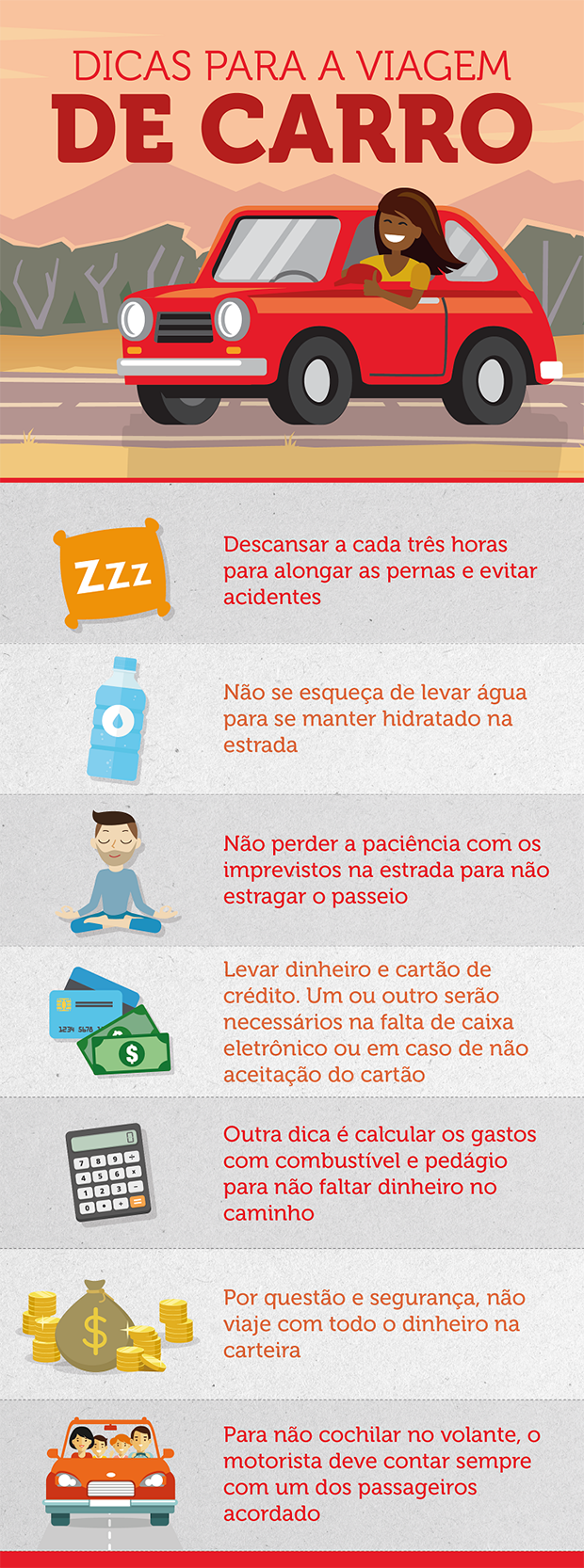 Viagem de carro tranquila: dicas para viajar com segurança